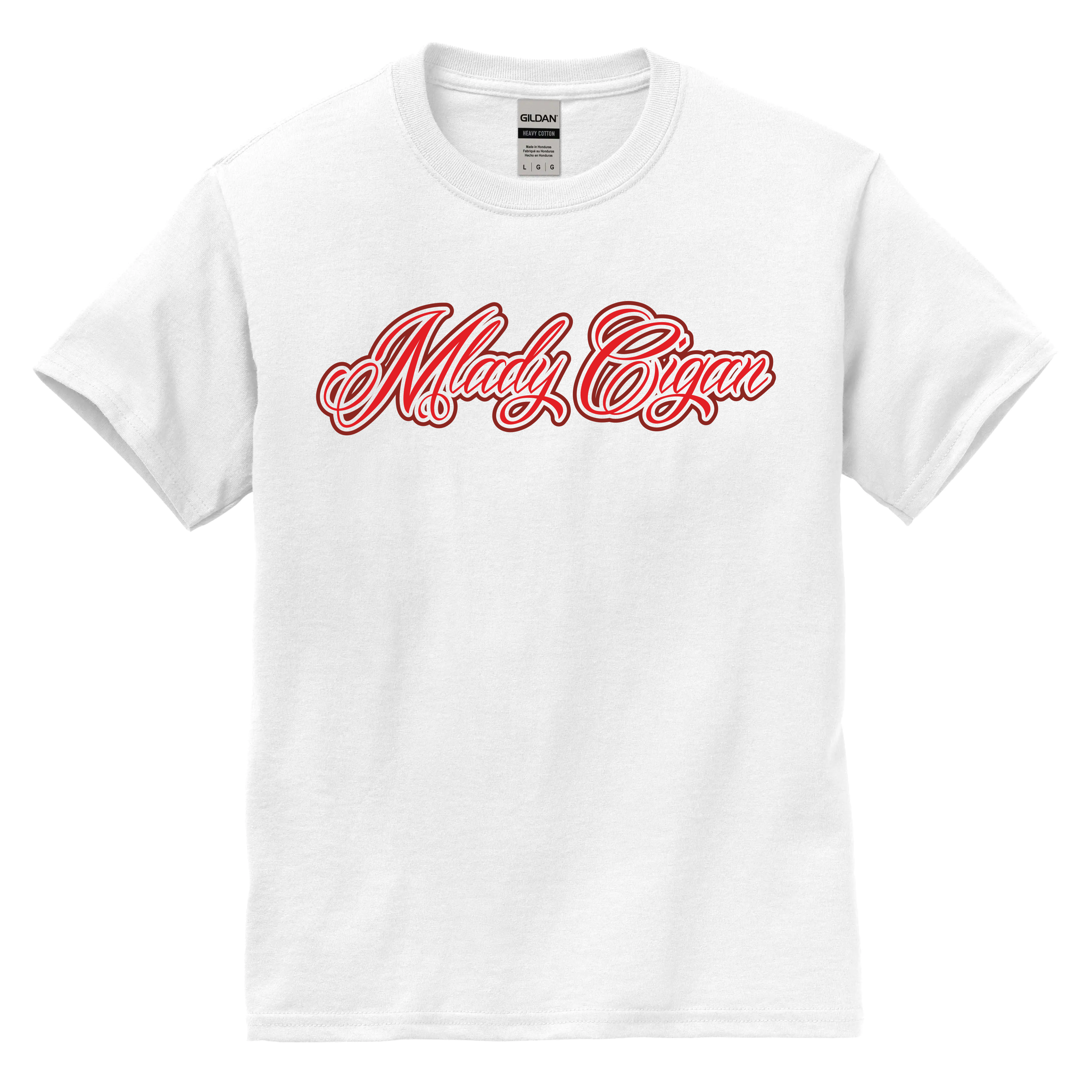 Tričko Martin Agh - Mlady Cigan, unisex,Biela,3XL