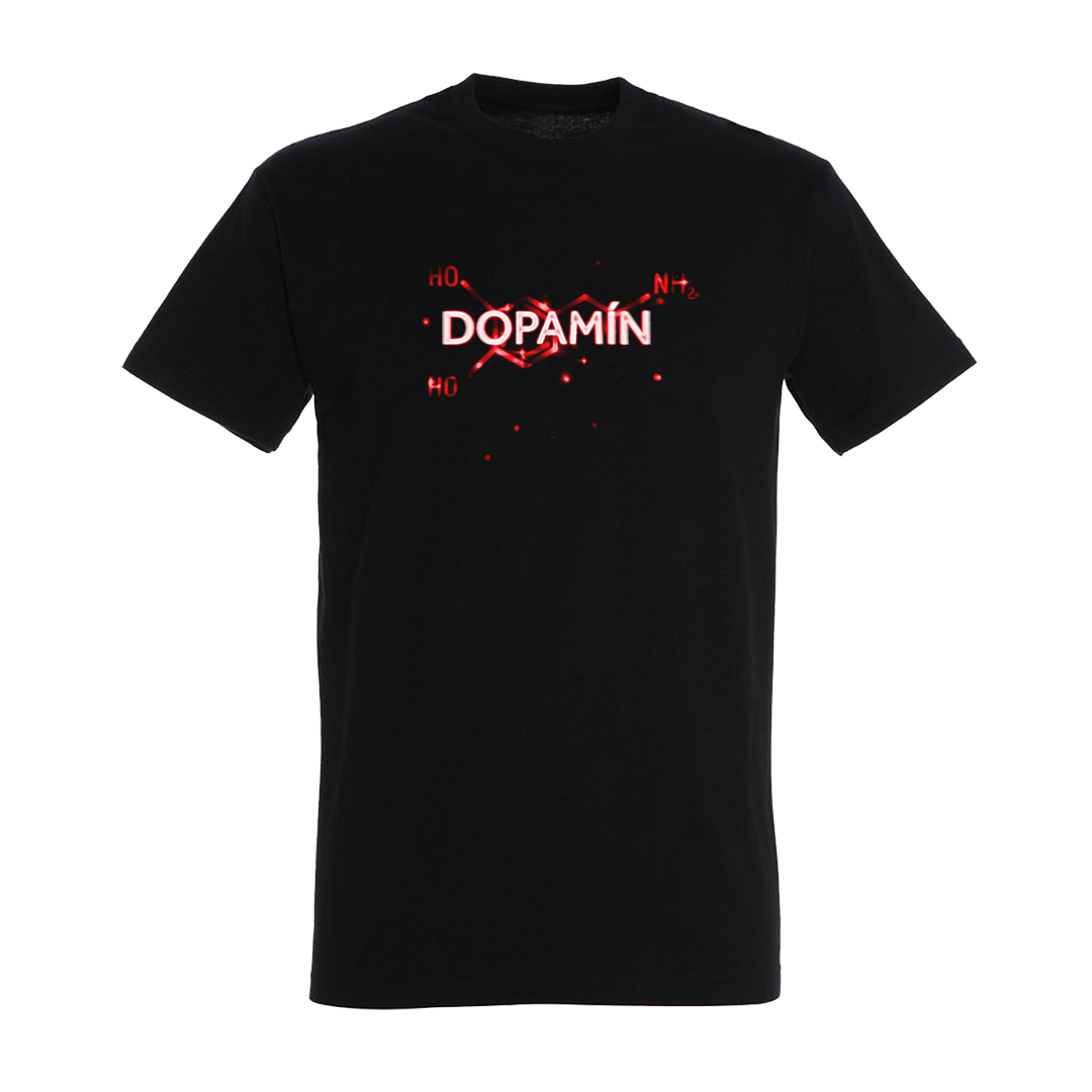 Tričko MATT - Dopamín, Unisex,Čierna,XXL