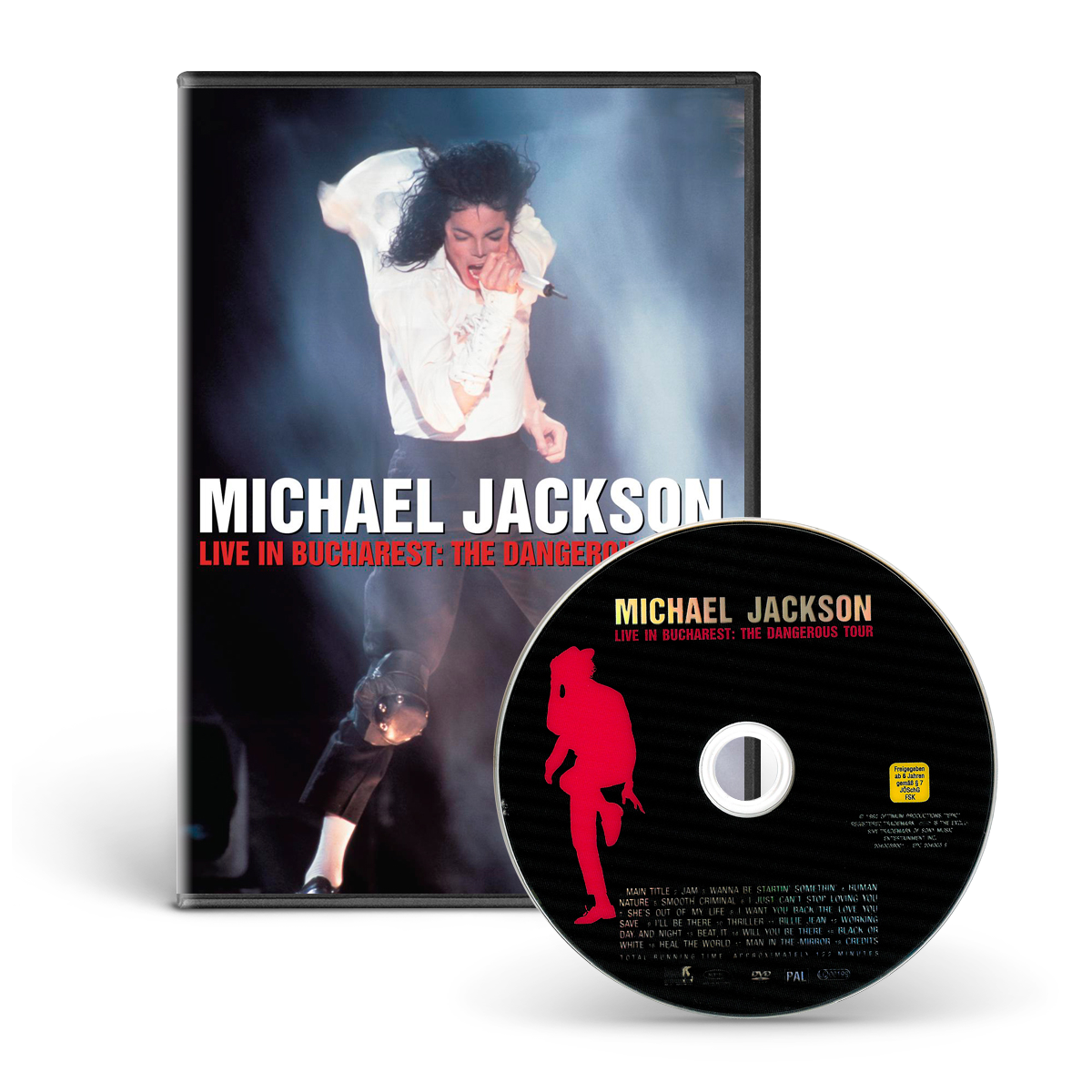 DVD Michael Jackson - Live In Bucharest: The Dangerous