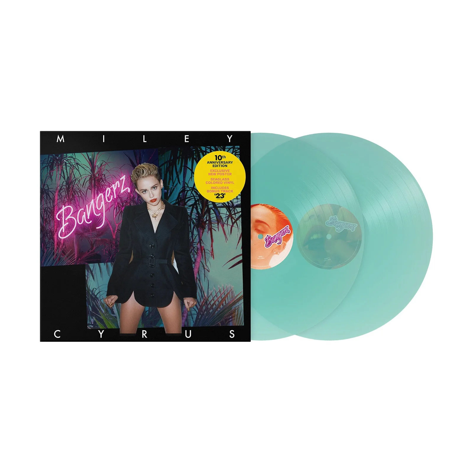 Vinyl Miley Cyrus - Bangerz (10th Anniversary Edition) (Seaglass Edition Vinyl)