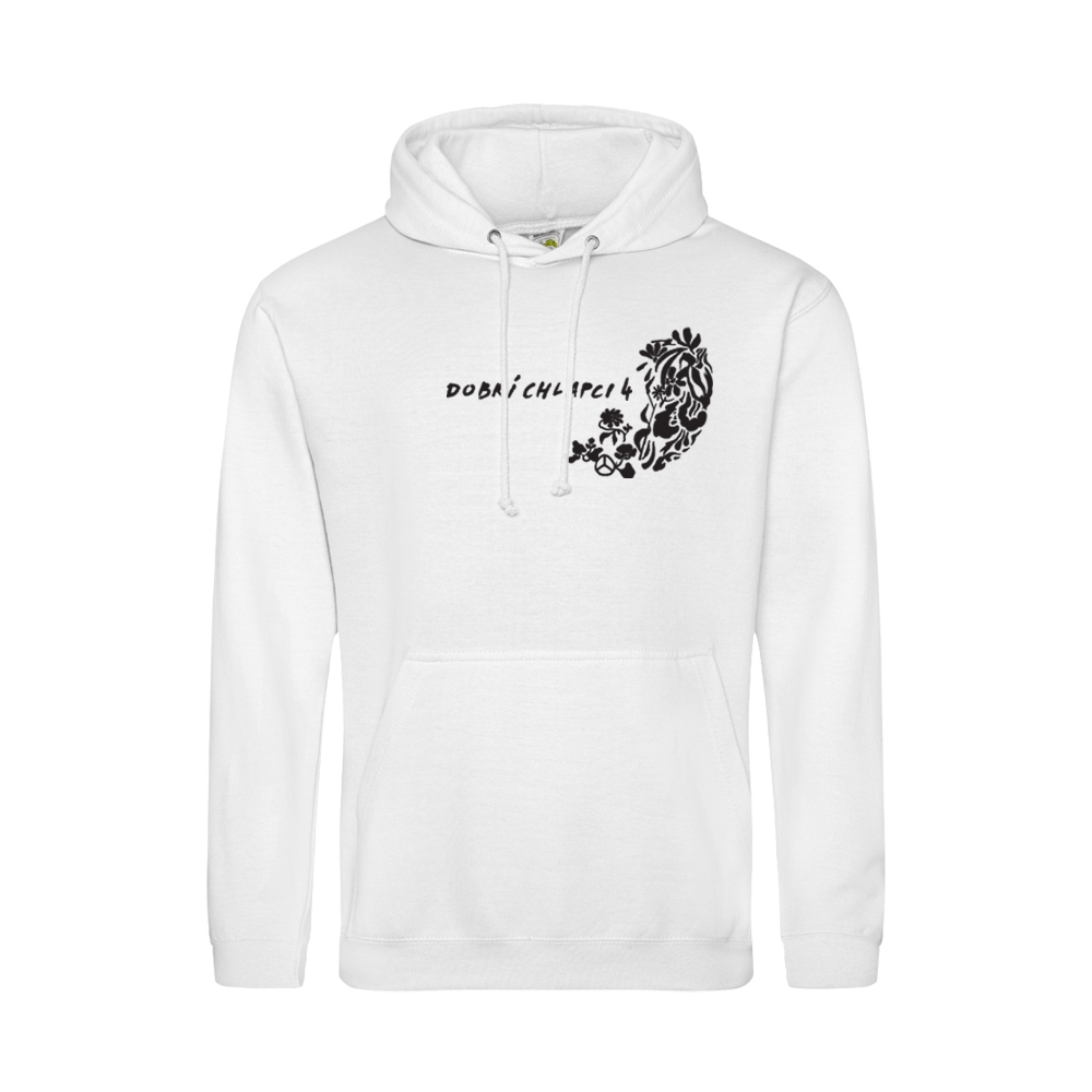 Mikina Moja Reč - Dobrí Chlapci 4, Unisex,Biela,3XL