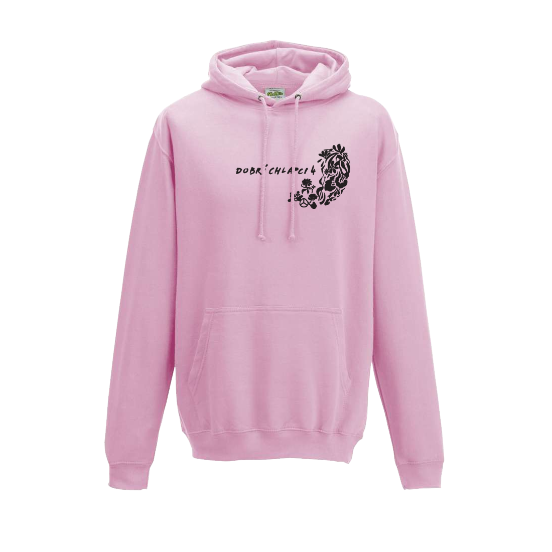 Mikina Moja Reč - Dobrí Chlapci 4, Unisex,Ružová,3XL