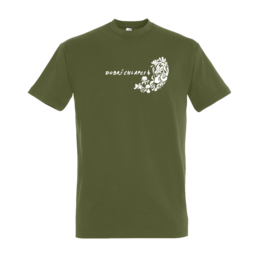 Tričko Moja Reč - Dobrí Chlapci 4, Unisex,Dark Khaki,XXL