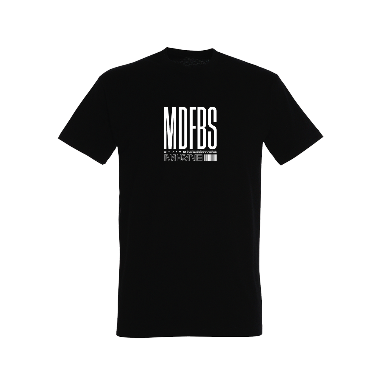 Tričko Moja Reč - Delik & Bengerer - MDFBS BARCODE, unisex,Čierna,XS