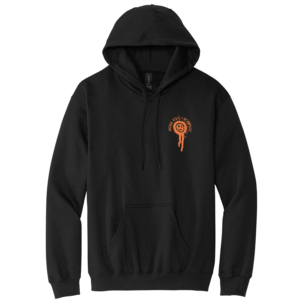 Mikina Moja Reč - Smajlík, Unisex,Čierna,3XL