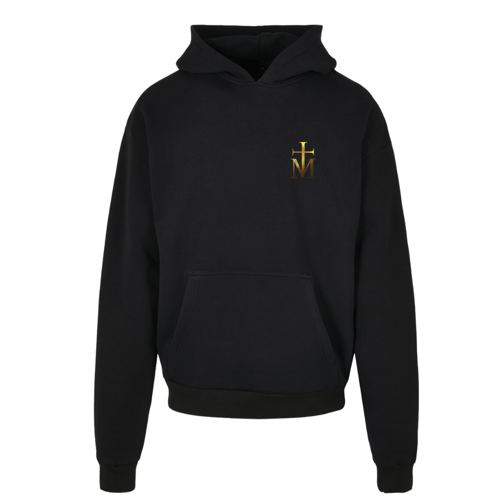 Mikina Momo - Milovaný logo premium, Unisex,Čierna,XXL