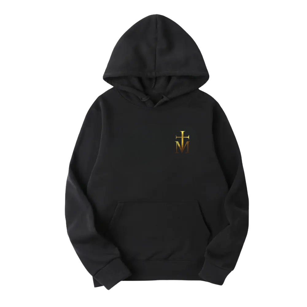 Mikina Momo - Milovaný logo basic, Unisex,Čierna,3XL