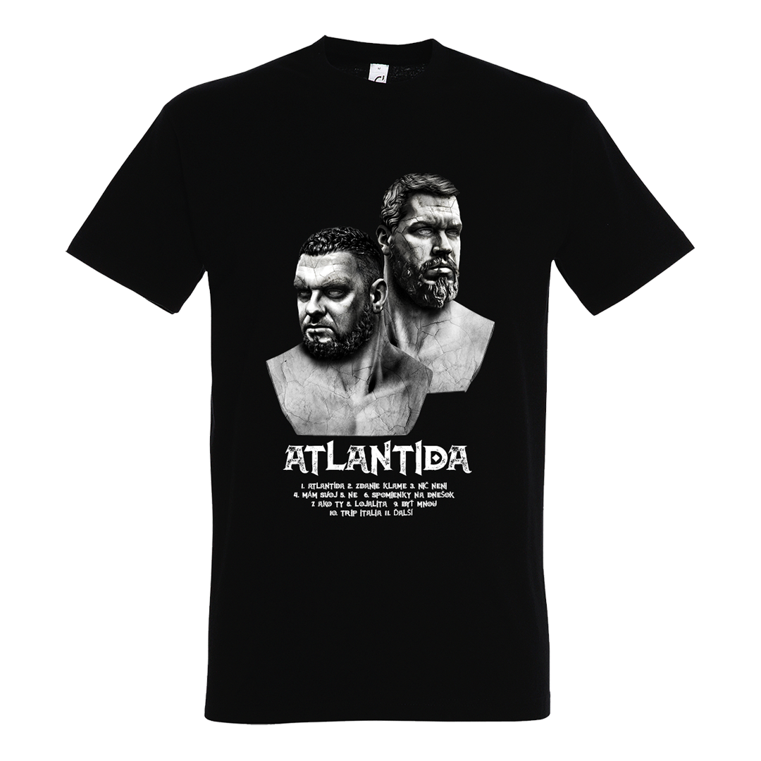 Tričko Kali x Momo - Atlantida Photo, unisex,Čierna,3XL