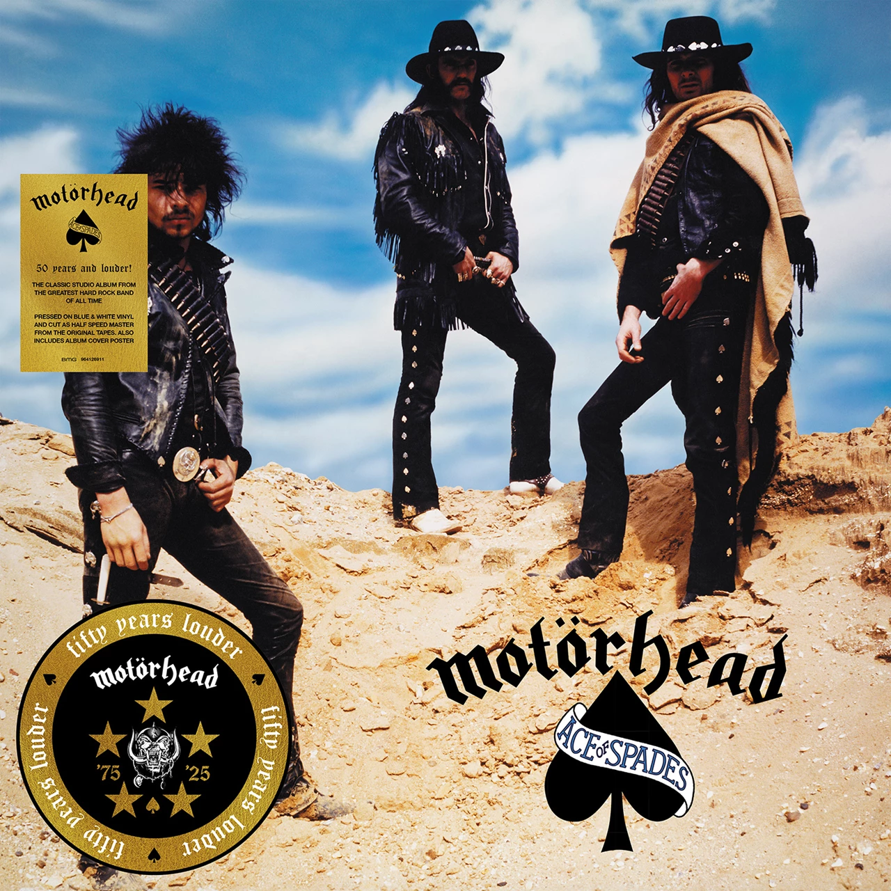 Vinyl Motörhead - Ace of Spades (50th Anniversary Edition) (Blue & White Vinyl)