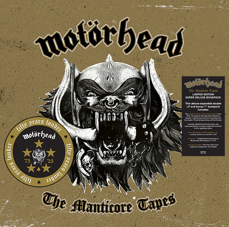 Vinyl Motörhead - The Manticore Tapes (Deluxe Bookpack) (Transparent Vinyl + 7" Vinyl)