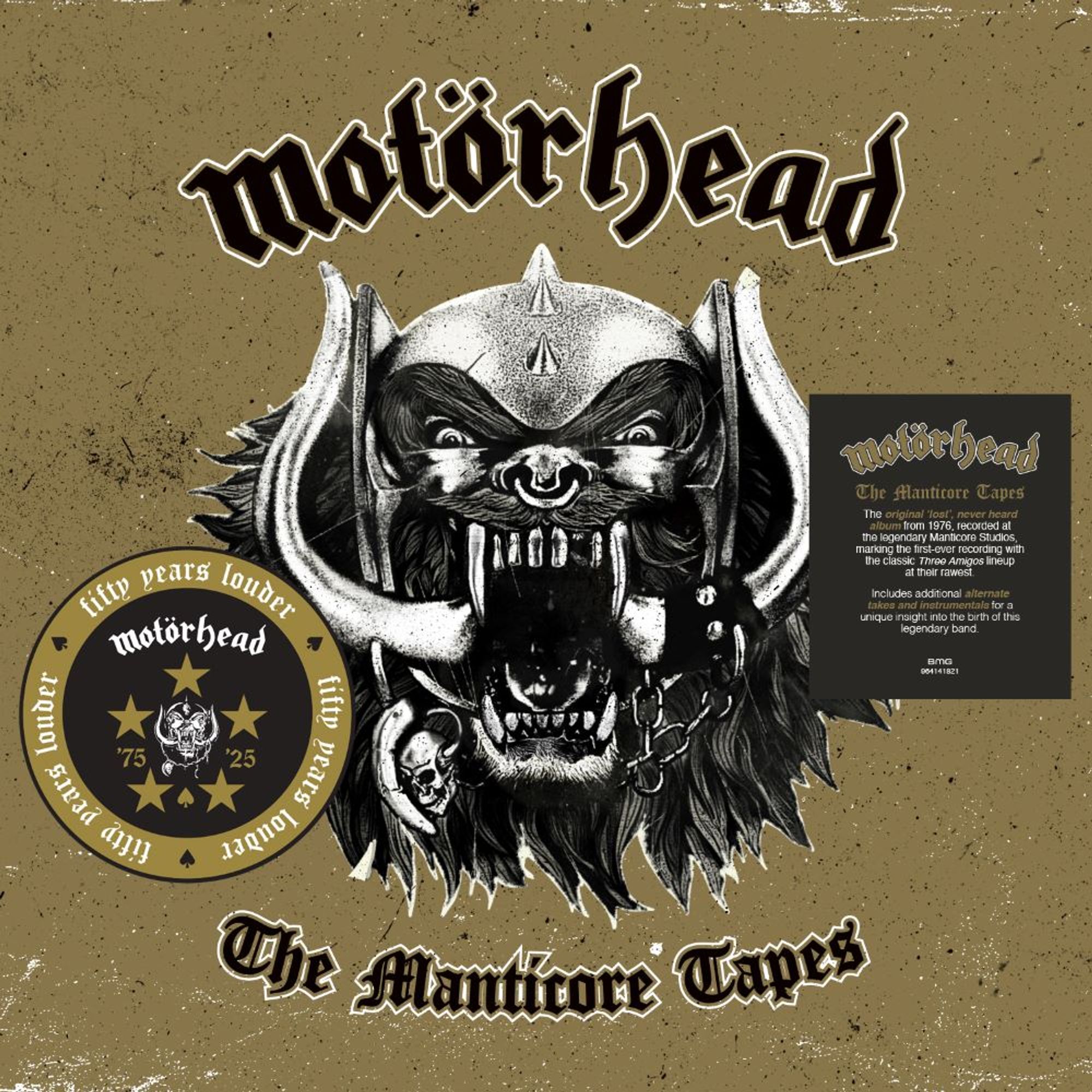 Vinyl Motörhead - The Manticore Tapes
