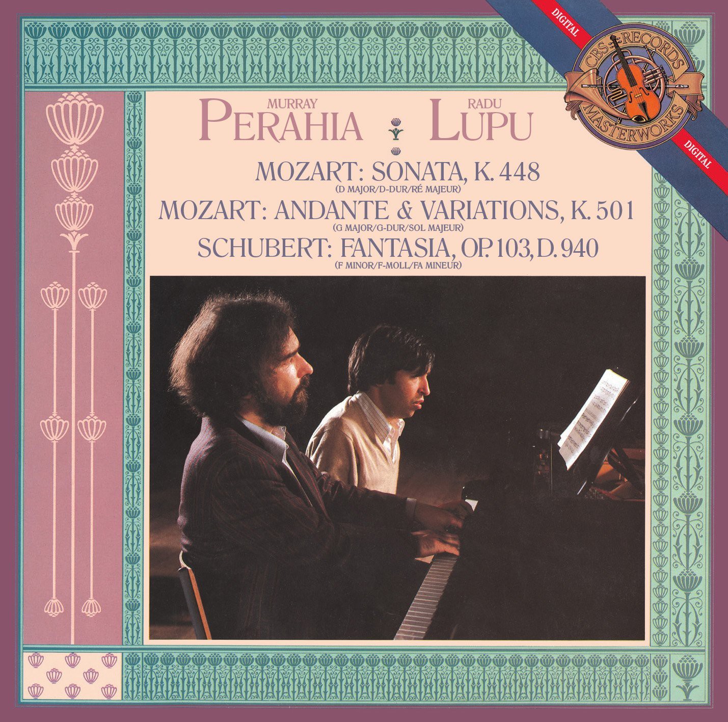 CD Wolfgang Amadeus Mozart - Mozart, Schubert, Murray Perahia, Radu Lupu - Music For Piano 4 Hands & 2 Pianos