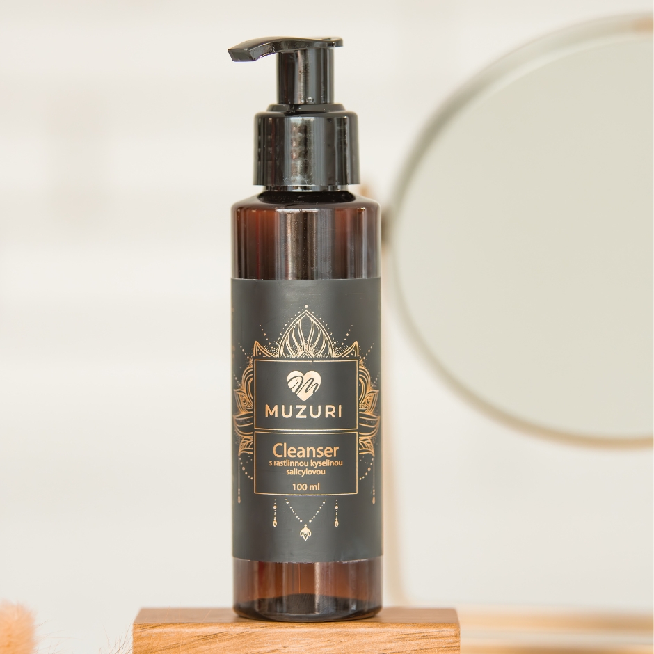 Cleanser s rastlinnou kyselinou salicylovou