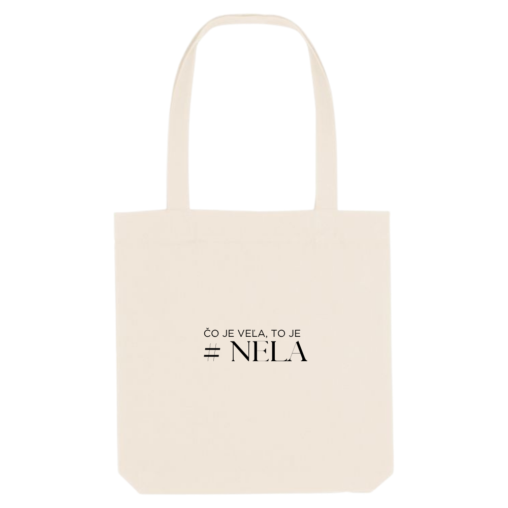 Taška Nela Pocisková - Čo je veľa, to je #NELA, Unisex,Natural,Univerzálna