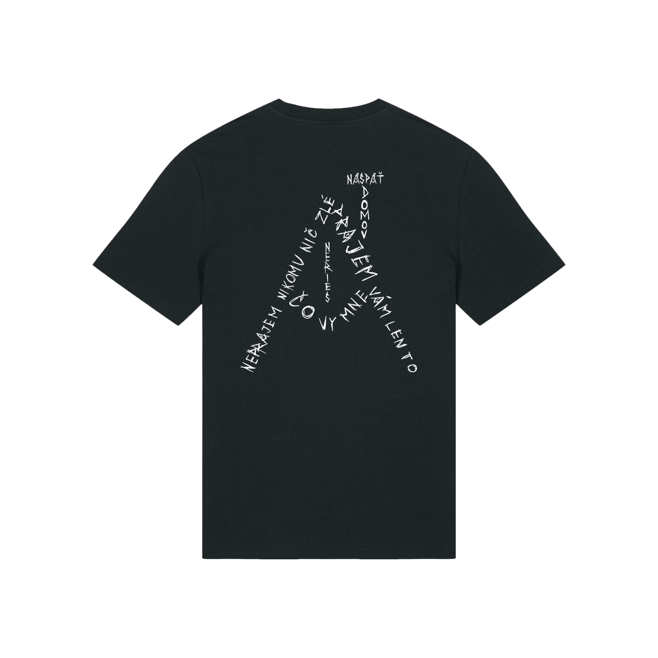Tričko Nerieš - Naspäť Domov, Unisex,Čierna,S