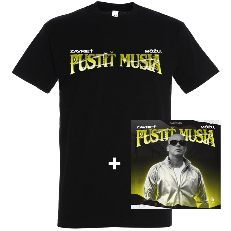 Balík Palermo - CD + Tričko Zavrieť môžu, pustiť musia