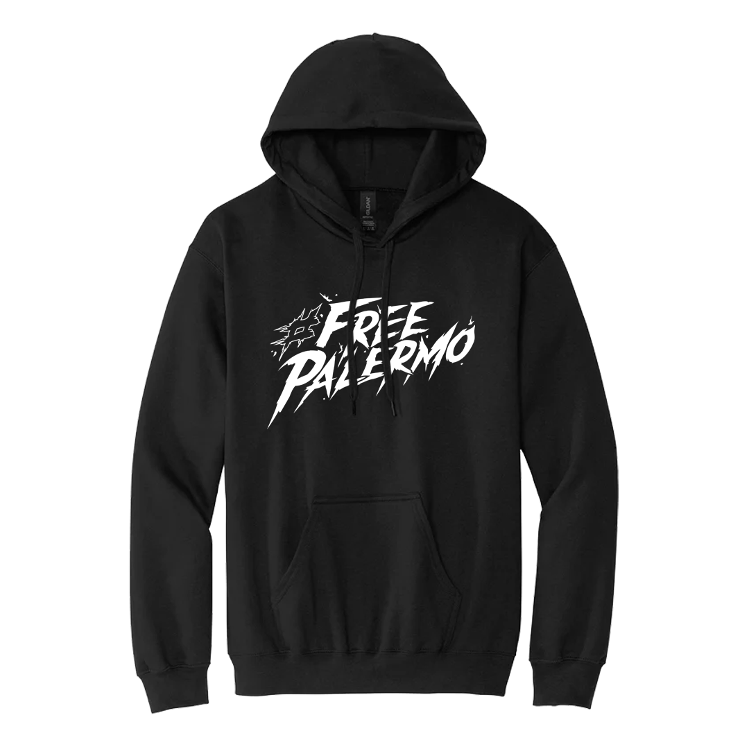 Mikina Palermo - Free Palermo 2025, Unisex,Čierna,3XL