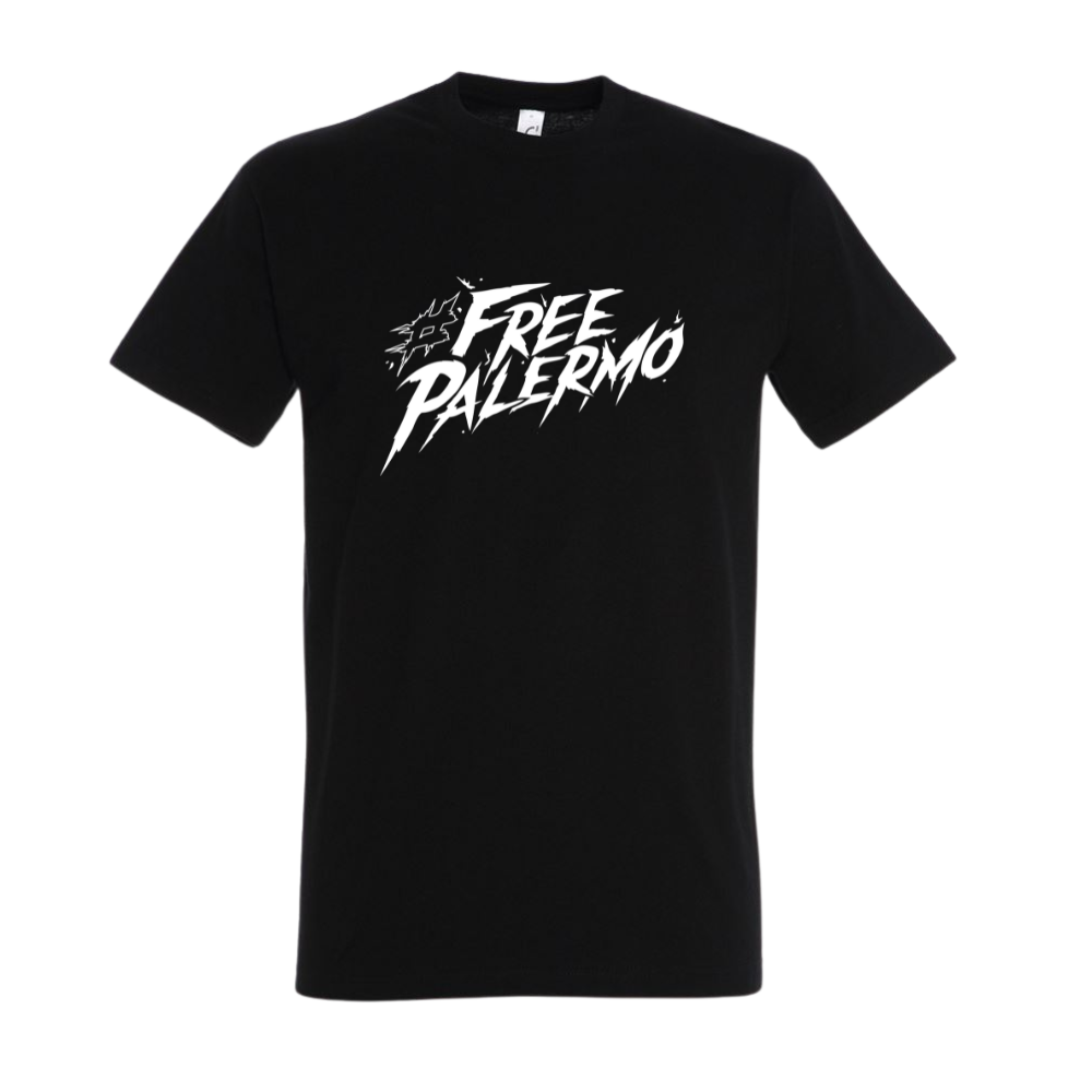 Tričko Palermo - Free Palermo 2025, Unisex,Čierna,XS