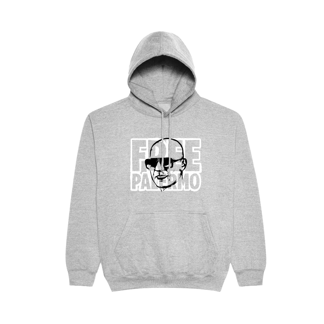 Mikina Palermo - Free Palermo, Unisex,Šedá,3XL