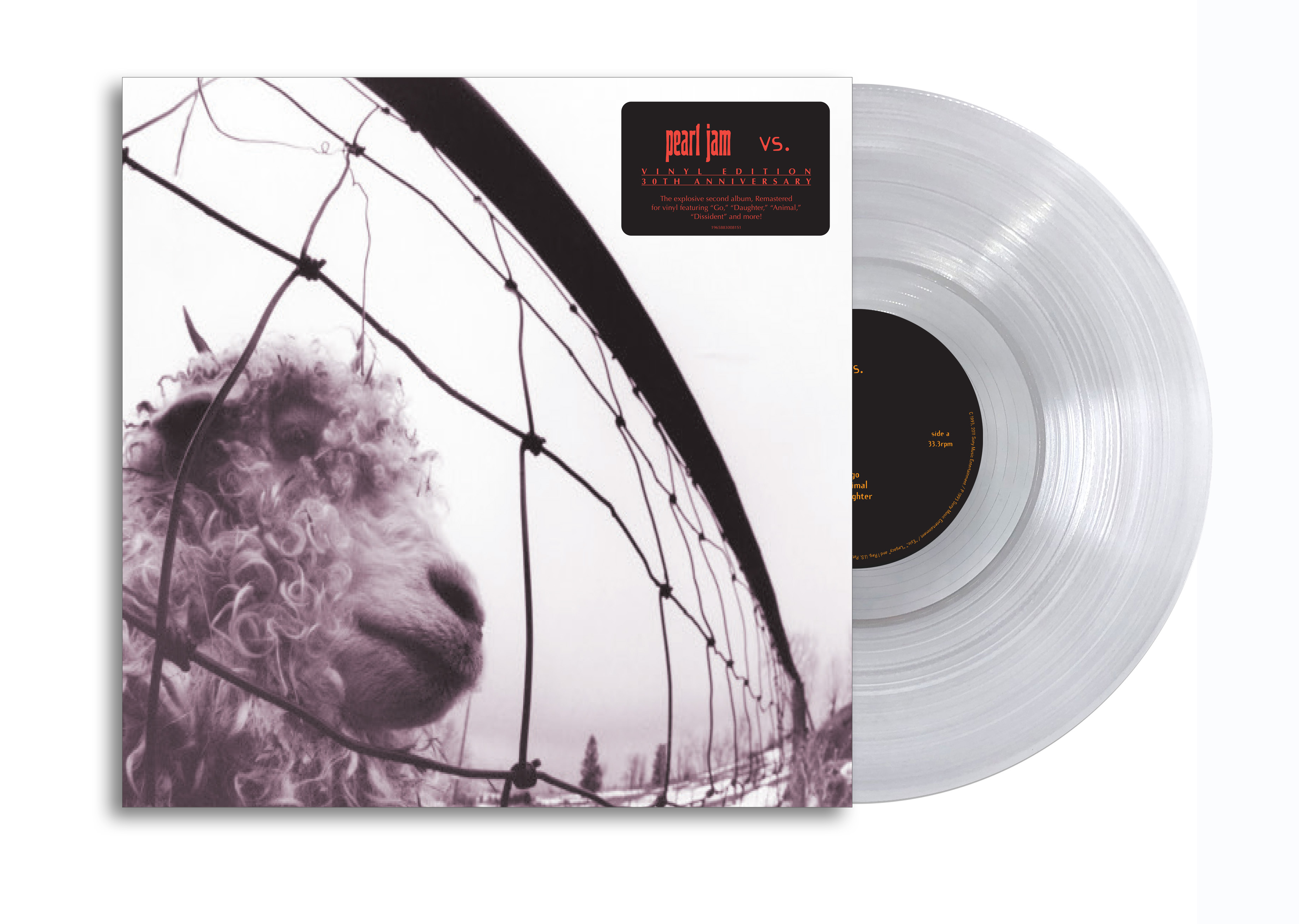 Vinyl Pearl Jam - Vs. (30th Anniversary Edition) (Transparent Vinyl)