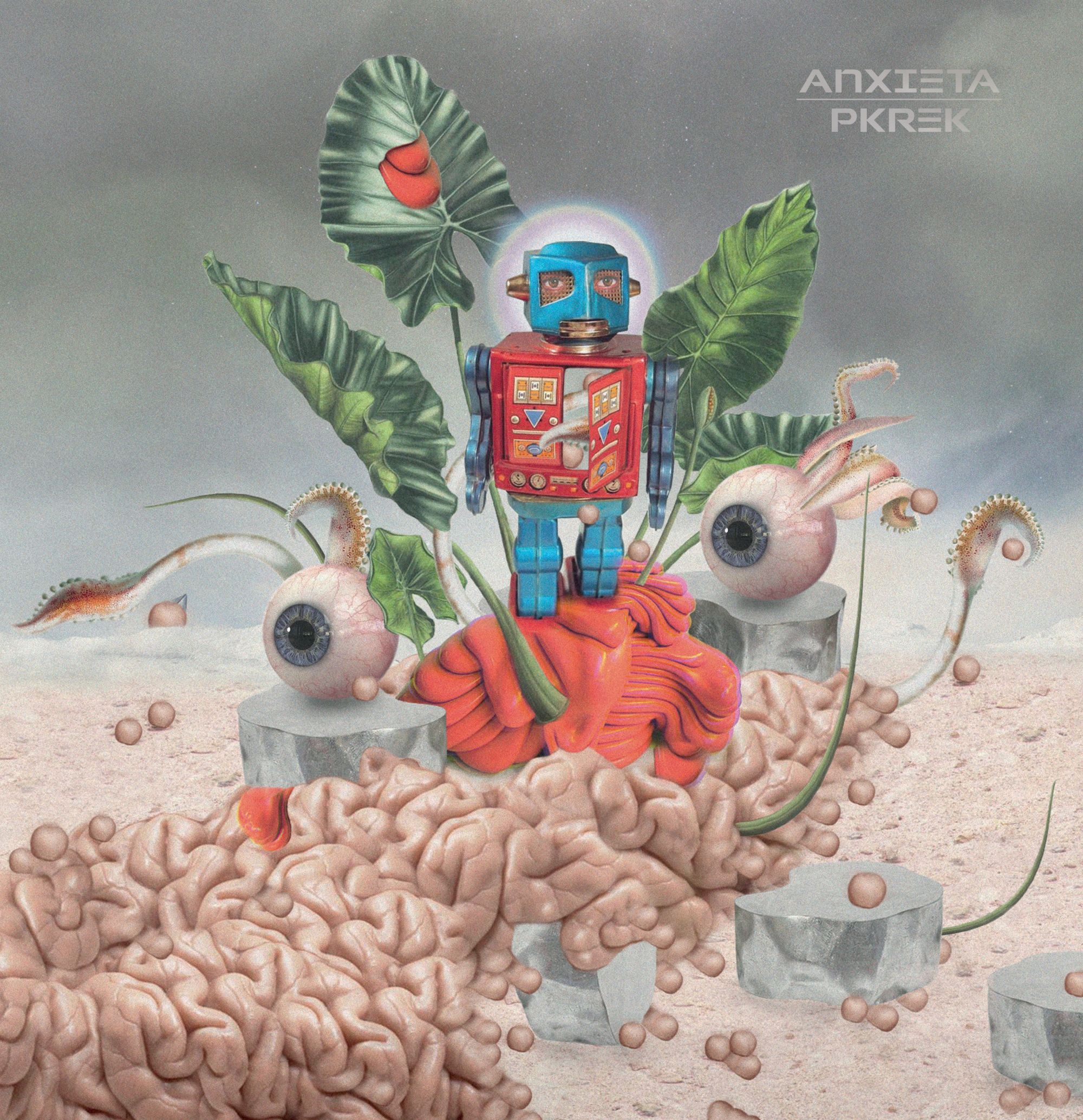 Vinyl Pkrek - Anxieta (Pink With Red Splatter Vinyl)