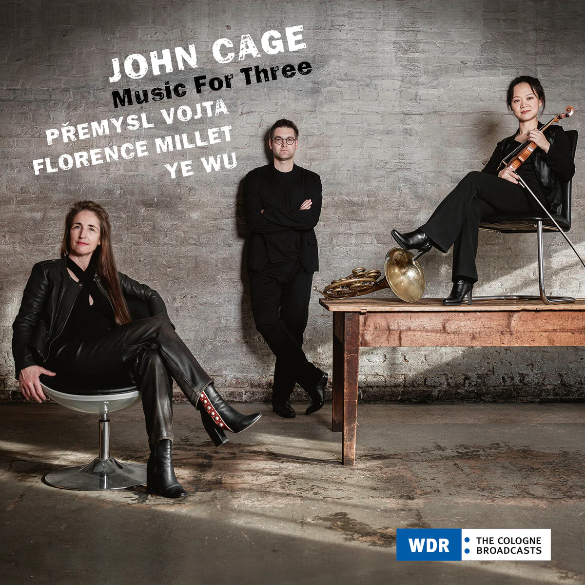 CD Přemysl Vojta - Přemysl Vojta & Florence Mille, John Cage - Music For Three