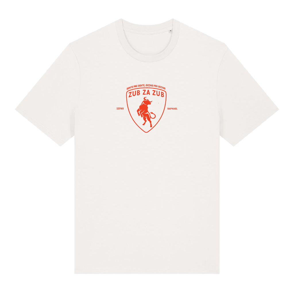 Tričko Raphael (Rafo) - ZUB ZA ZUB (DENTE PRE DENTE, OCCHIO PER OCCHIO), Unisex,Off White,3XL