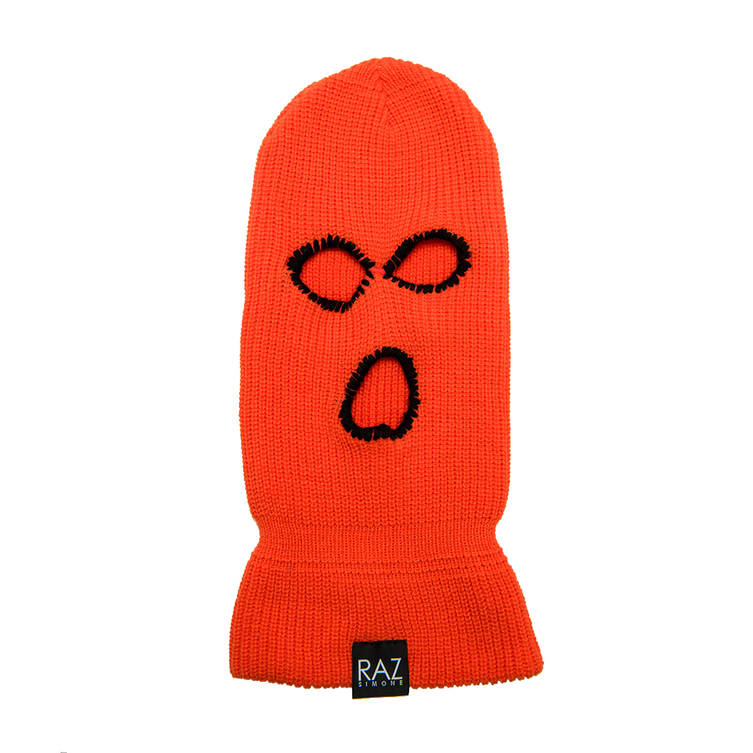 Kukla RAZ SIMONE - Orange Fall Skimask / Beanie