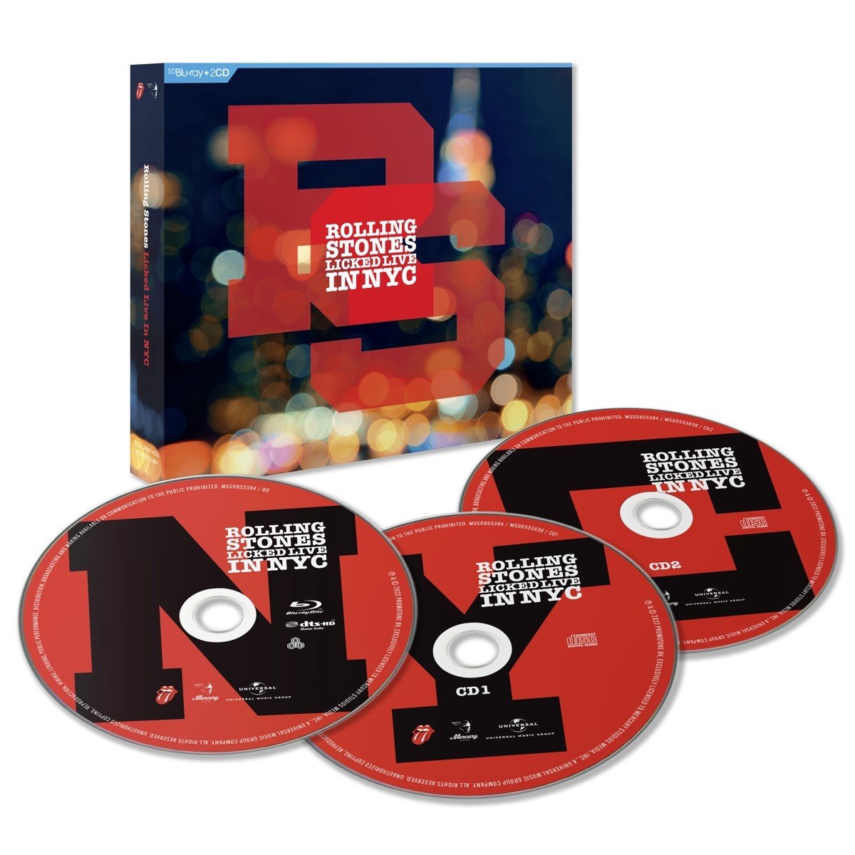 Blu-ray The Rolling Stones - Licked Live In NYC (+ 2CD)