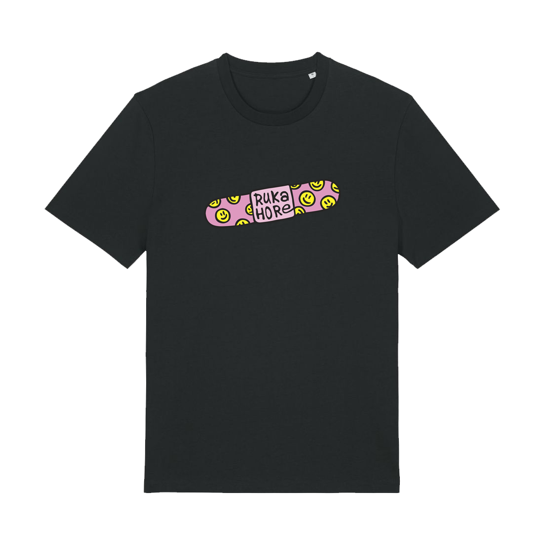 Tričko Ruka Hore - Ruka Hore Patch, Unisex,Čierna,M