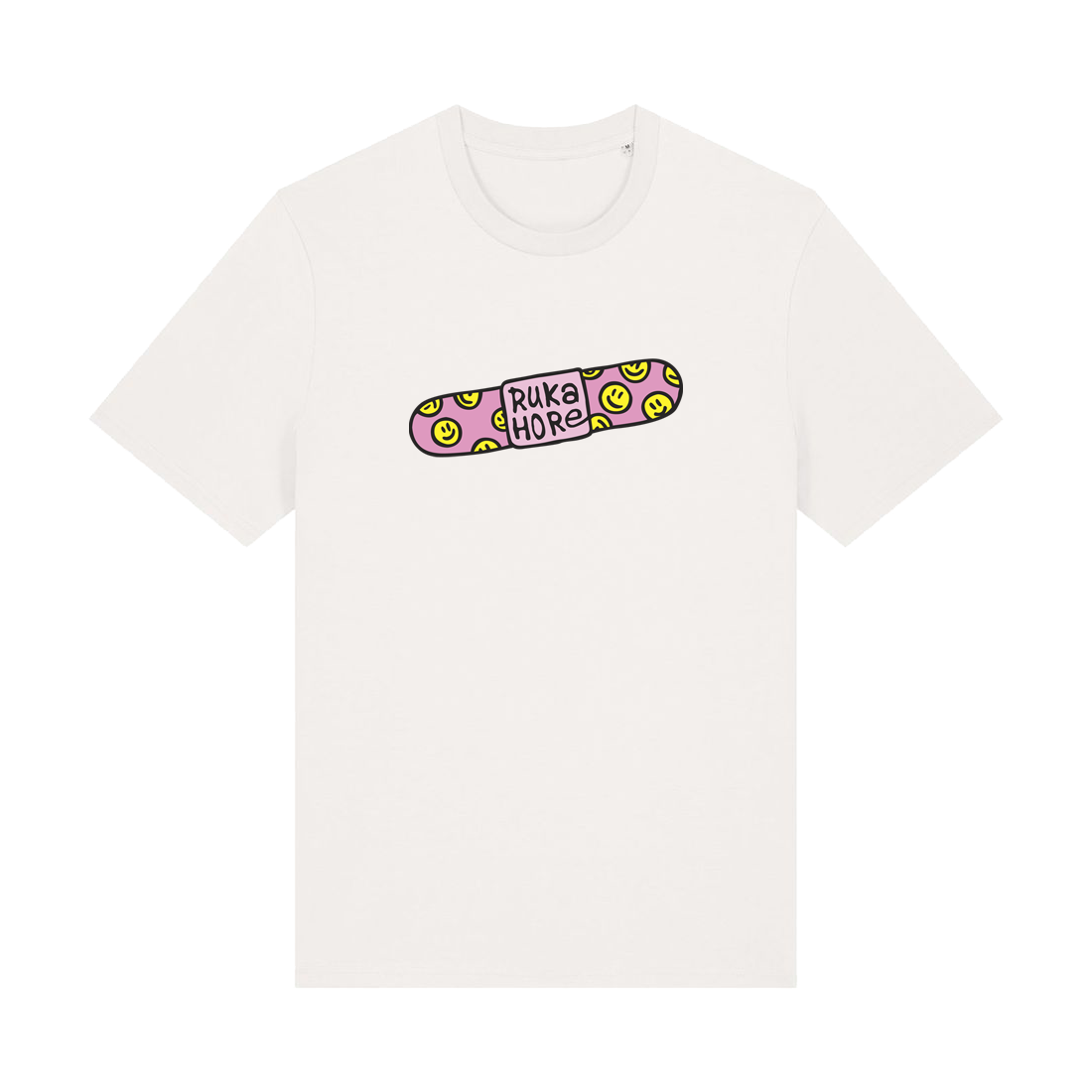 Tričko Ruka Hore - Ruka Hore Patch, Unisex,Off White,M