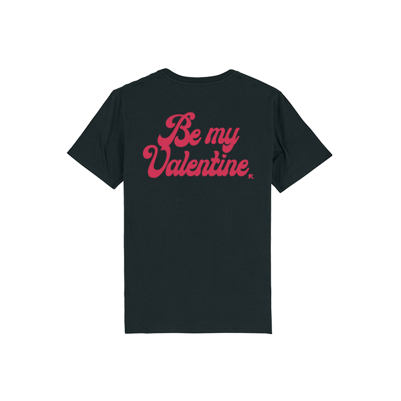 Tričko Ruka Hore - Be My Valentine, Unisex,Čierna,3XL