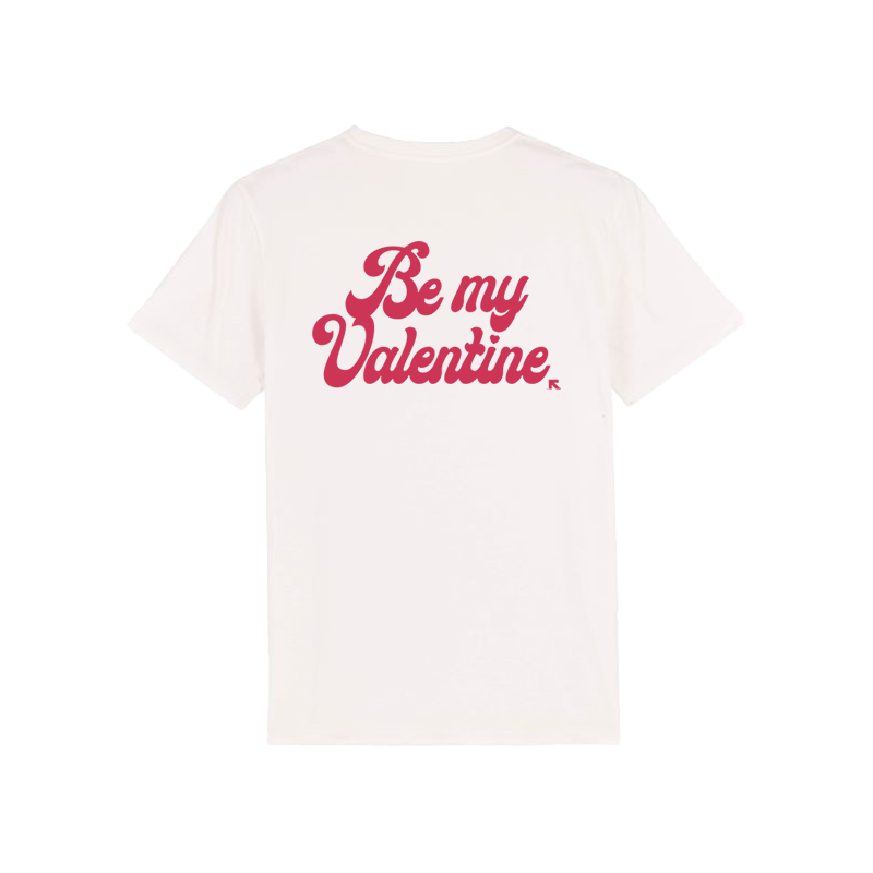 Tričko Ruka Hore - Be My Valentine, Unisex,Off White,3XL