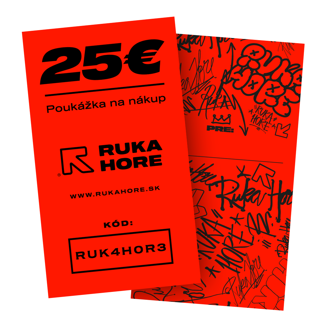 Poukážka Ruka Hore - Darčeková 25€