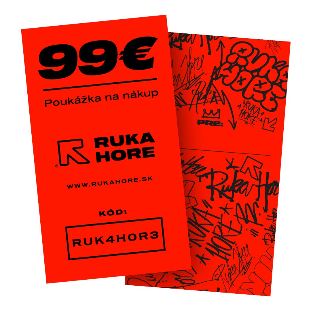 Poukážka Ruka Hore - Darčeková 99€