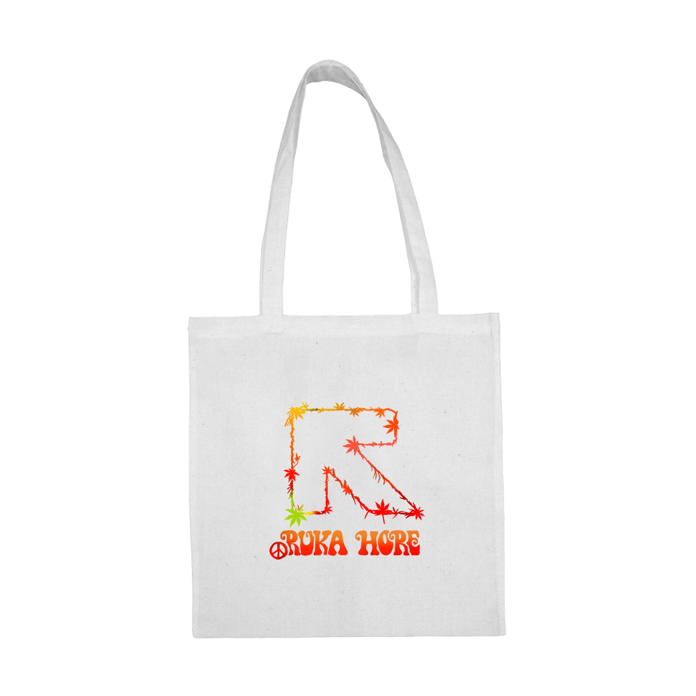 Taška Ruka Hore - Logo Reggae, Unisex,Biela,Univerzálna