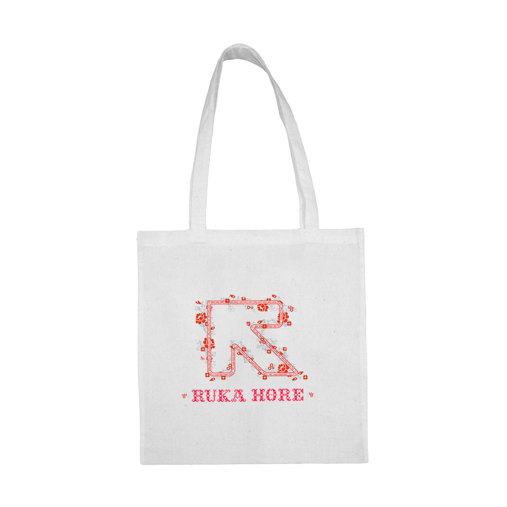 Taška Ruka Hore - Logo Folk, Unisex,Biela,Univerzálna