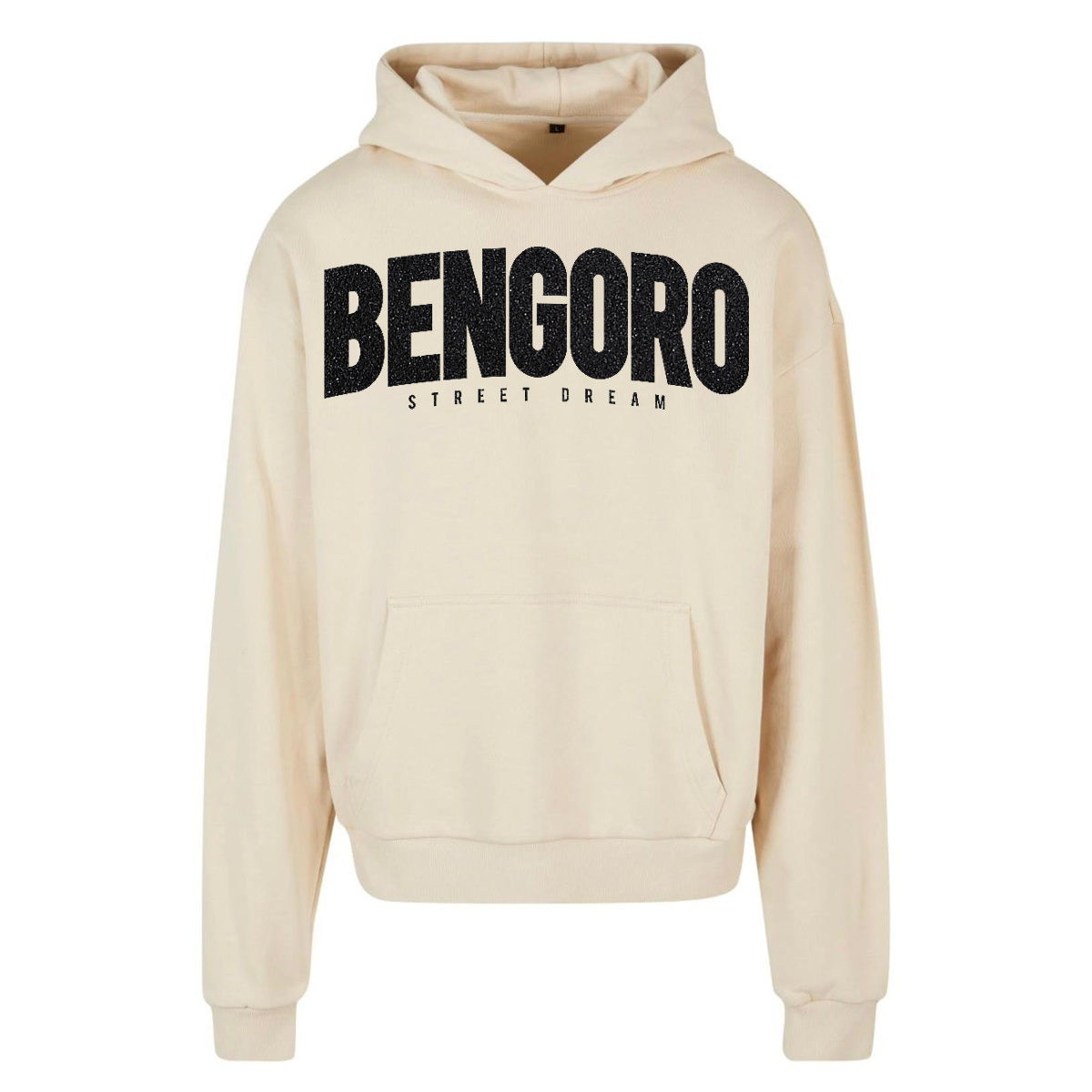 Mikina Rytmus - Bengoro Street Dream, Unisex,Piesková,XXL