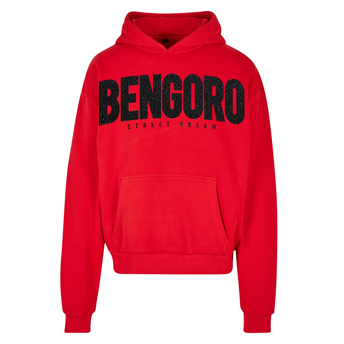 Mikina Rytmus - Bengoro Street Dream, Unisex,Červená,XXL