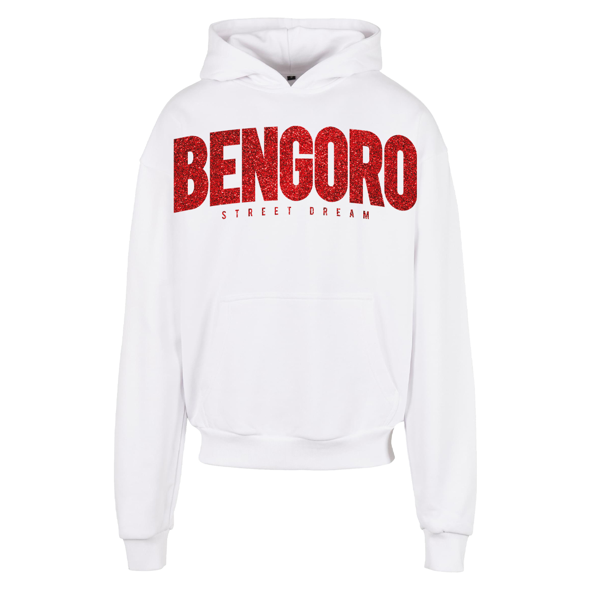 Mikina Rytmus - Bengoro Street Dream, Unisex,Biela,L