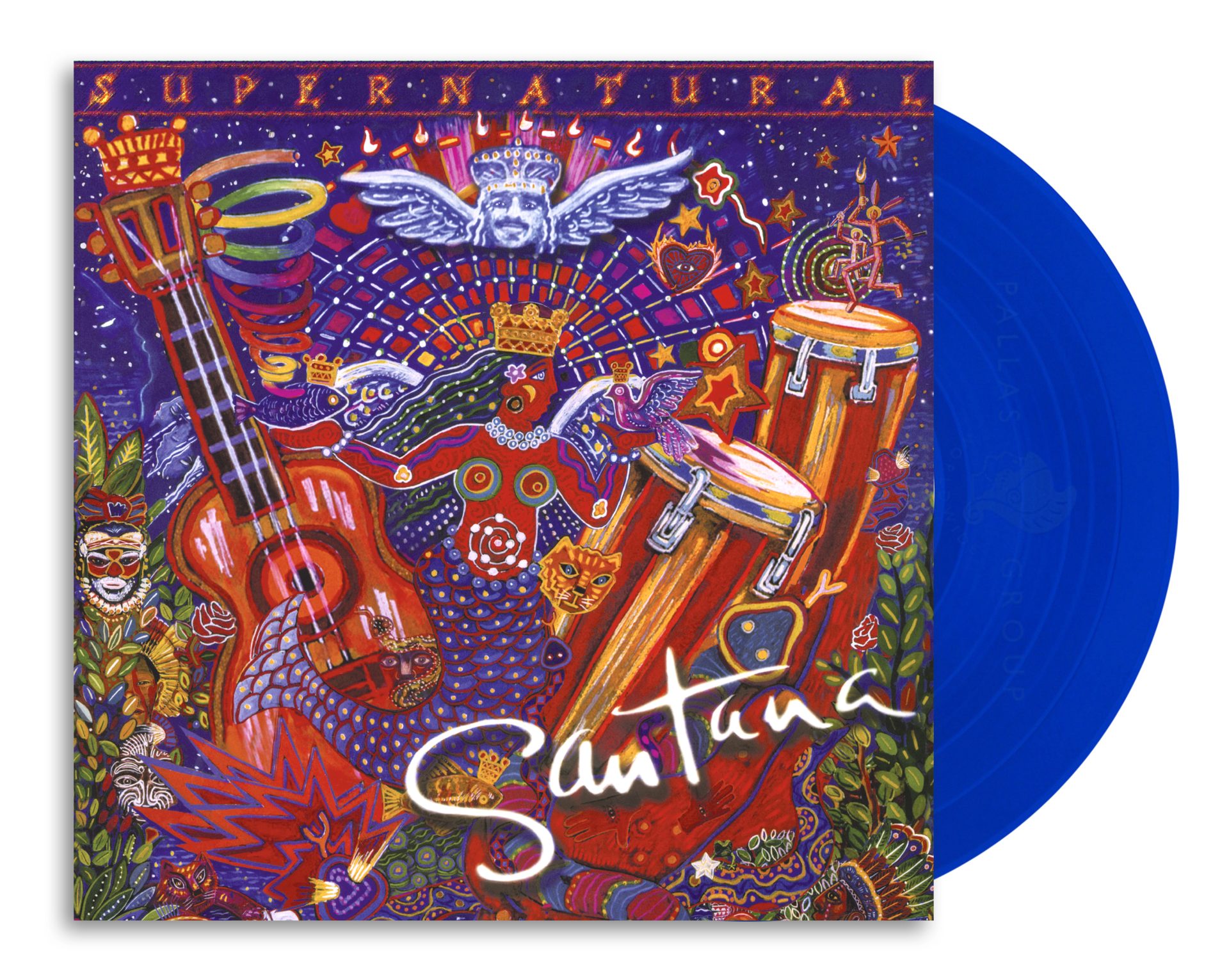 Vinyl Carlos Santana - Supernatural (25th Anniversary Edition) (Blue Vinyl)