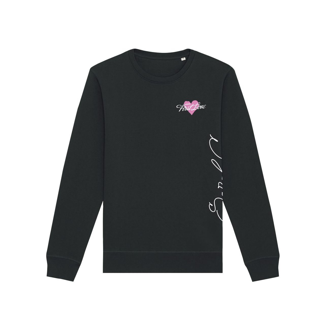 Crewneck Sarah C - First Love, Unisex,Čierna,3XL