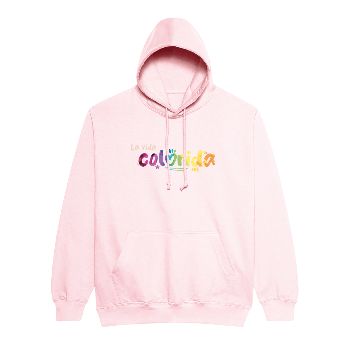 Mikina Sarah C - La vida colorida, unisex,Ružová,3XL