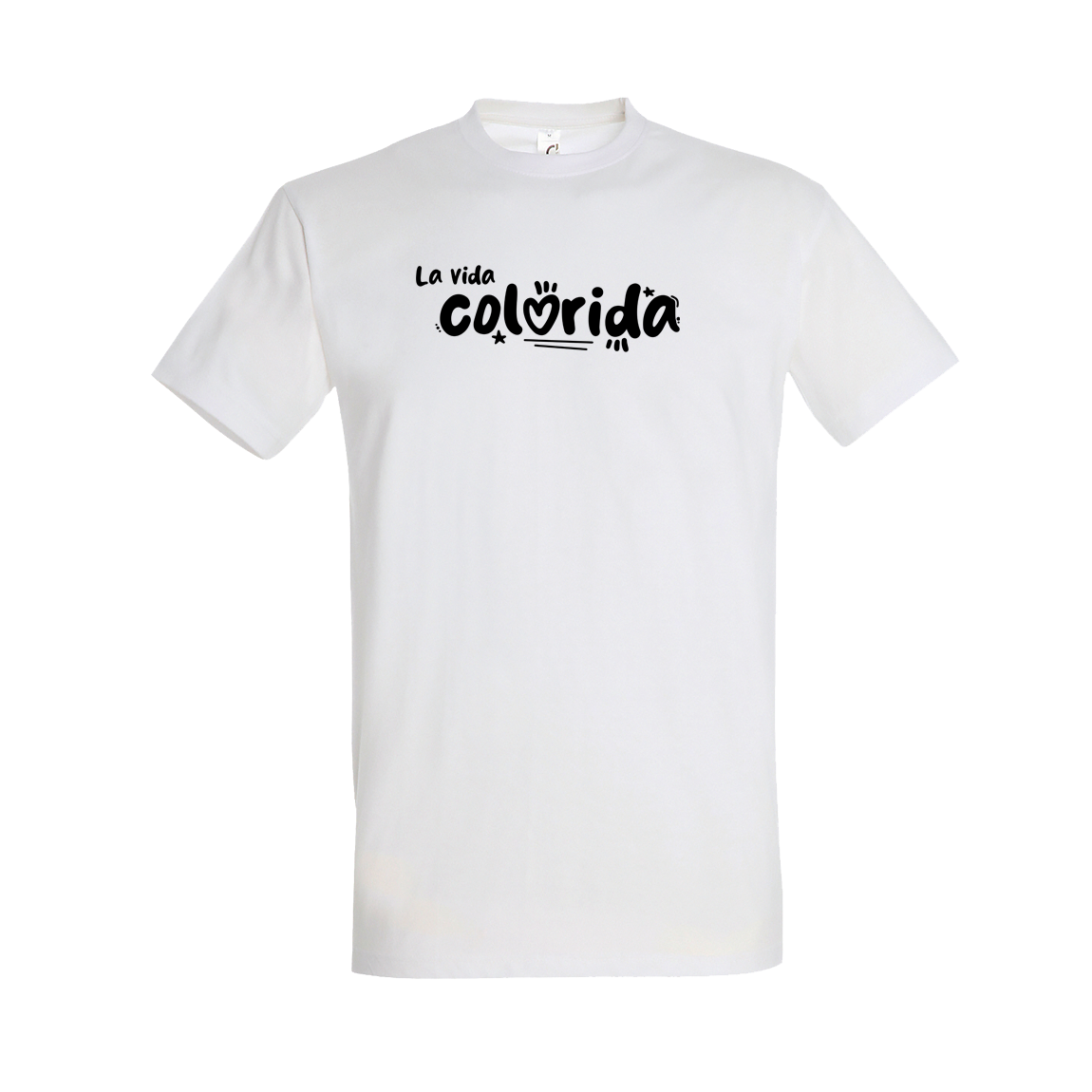 Tričko Sarah C - La vida colorida basic, unisex,Bledomodrá,4XL