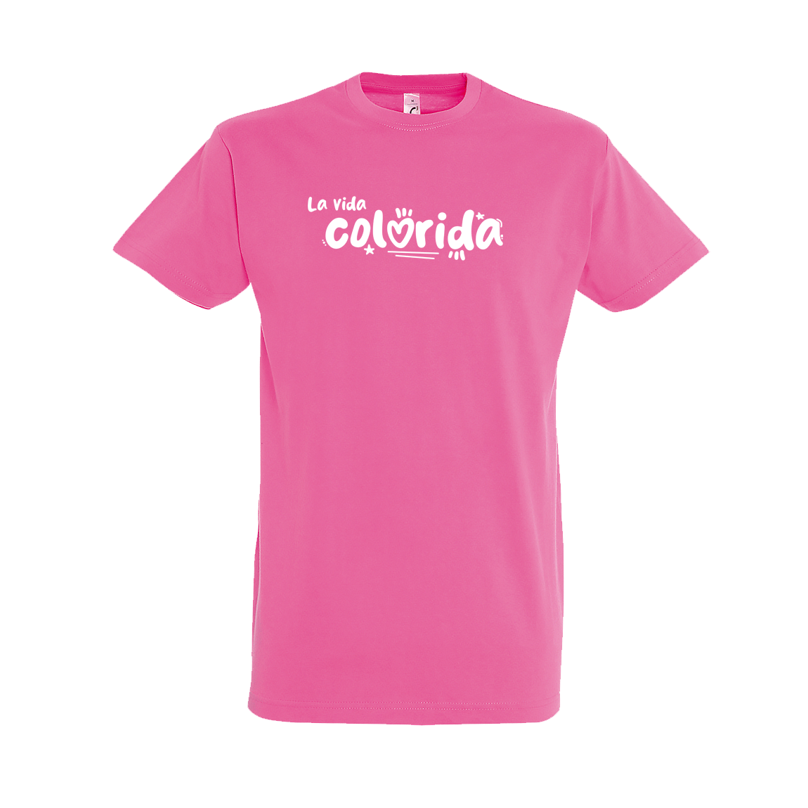 Tričko Sarah C - La vida colorida basic, unisex,Ružová,4XL