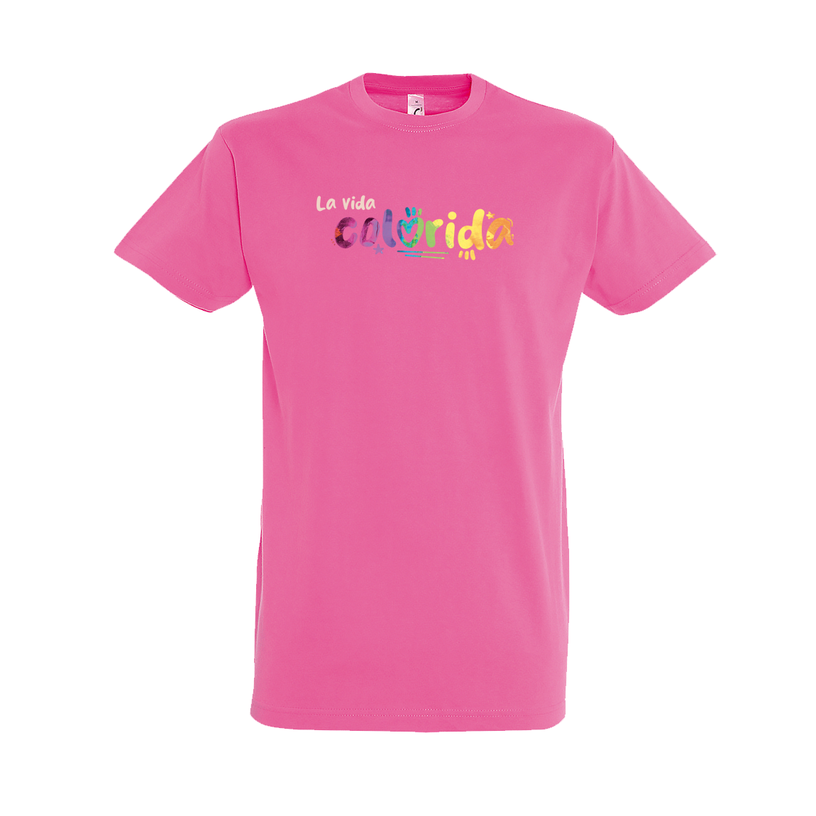 Tričko Sarah C - La vida colorida, unisex,Ružová,4XL