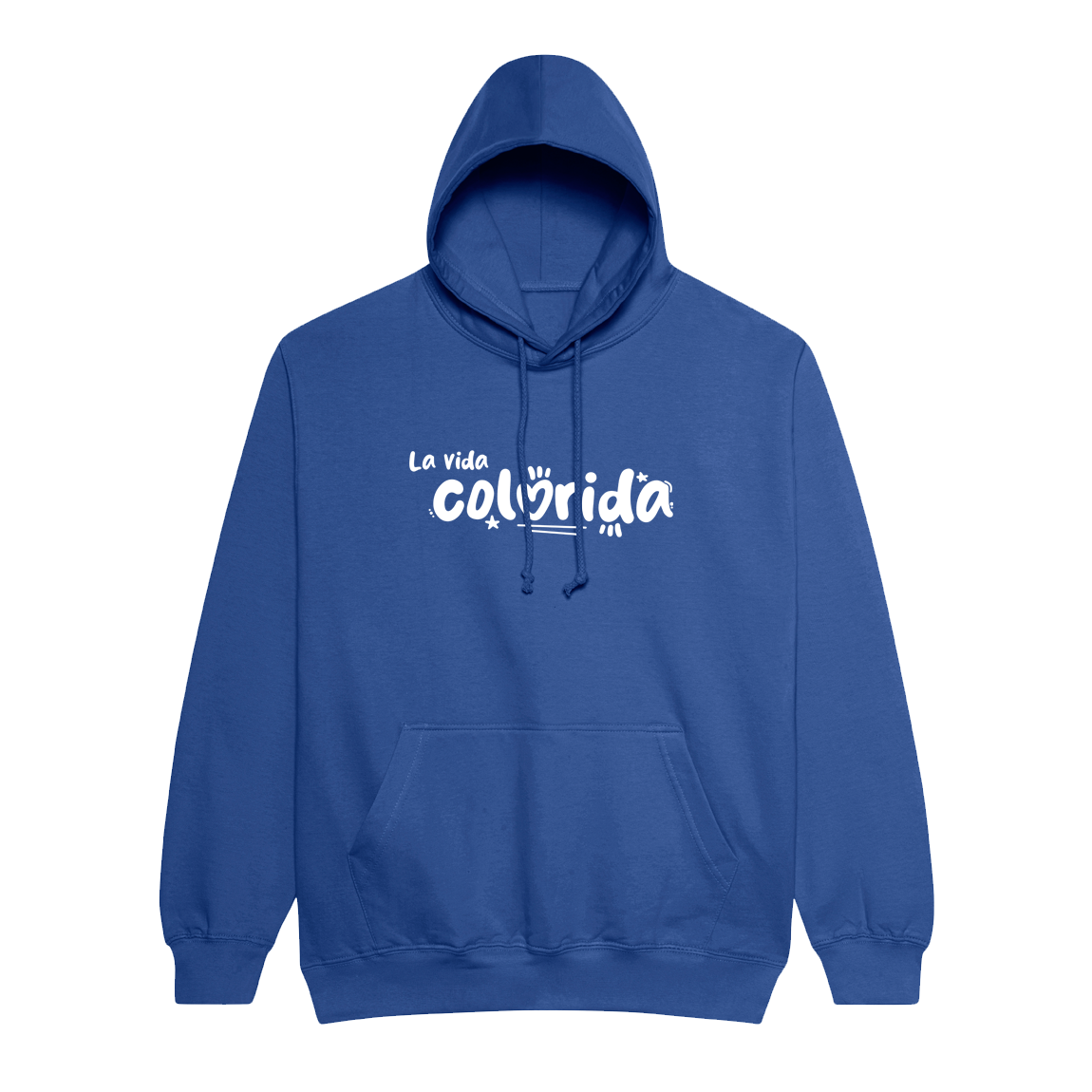 Mikina Sarah C - La vida colorida basic, unisex,Royal,3XL