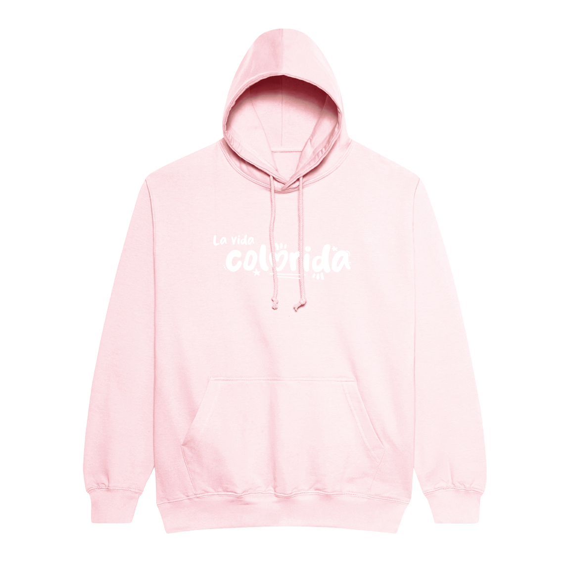 Mikina Sarah C - La vida colorida basic, unisex,Ružová,3XL
