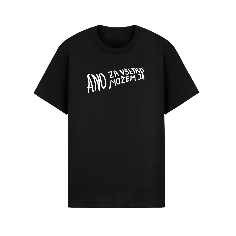 Tričko Separ - ÁNO Za Všetko Môžem Ja, Muž,Čierna,3XL