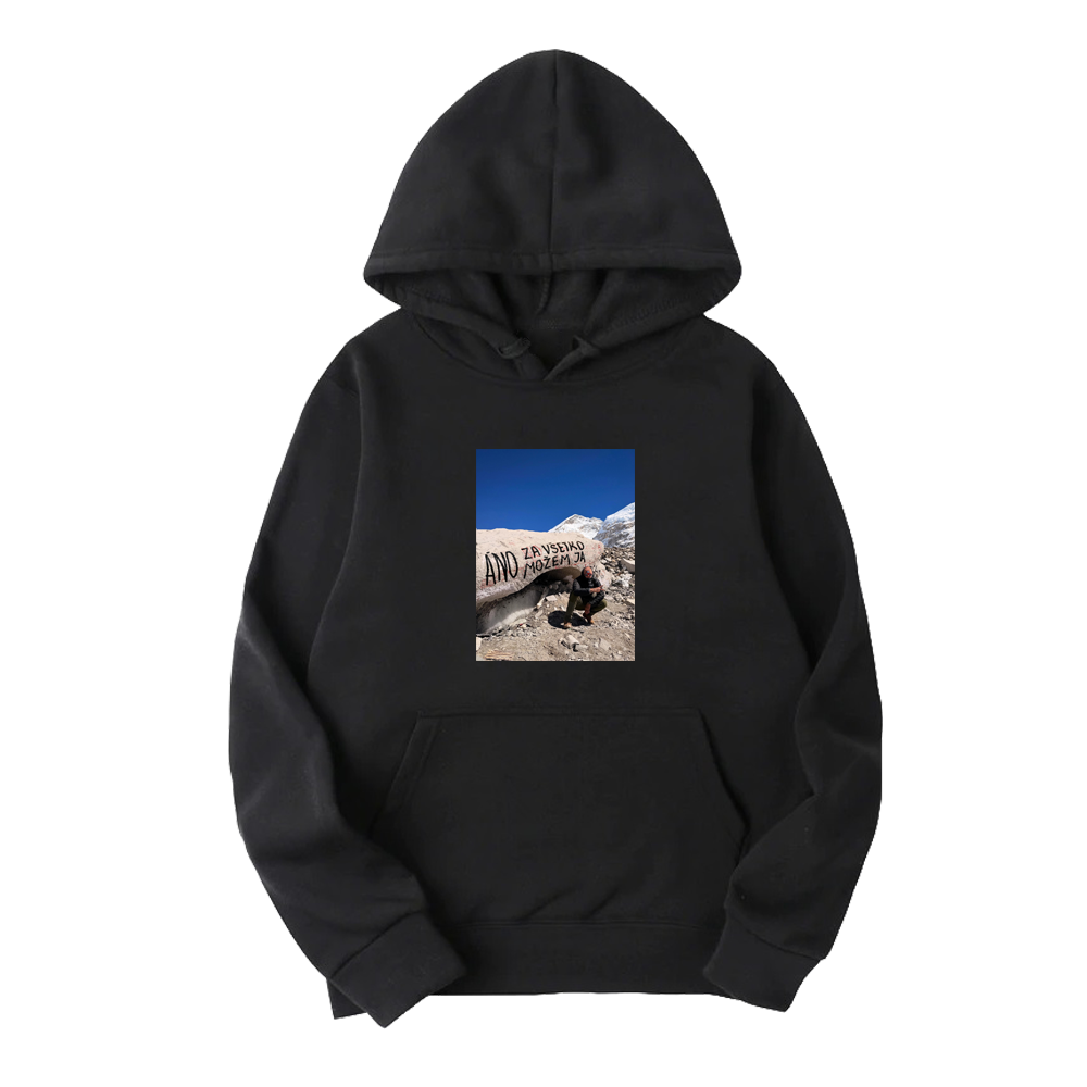 Mikina Separ - ÁNO Za Všetko Môžem Ja (Org. Foto), Unisex,Čierna,3XL